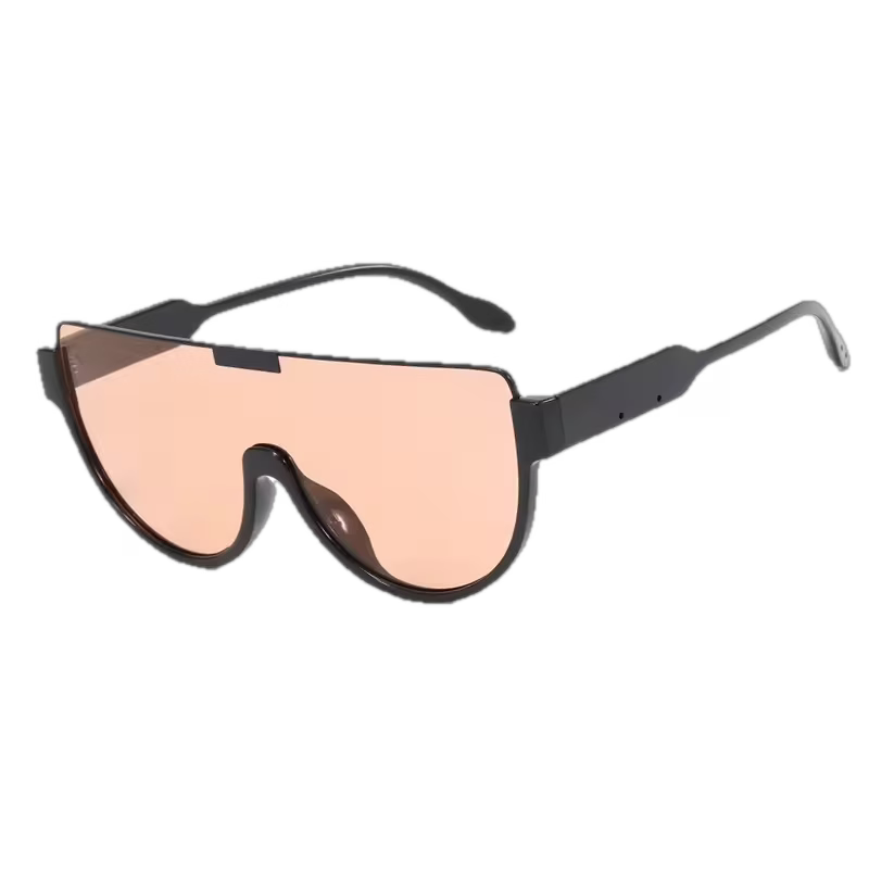 86395 CLEAR BLUE OVERSIZE SUNGLASSES