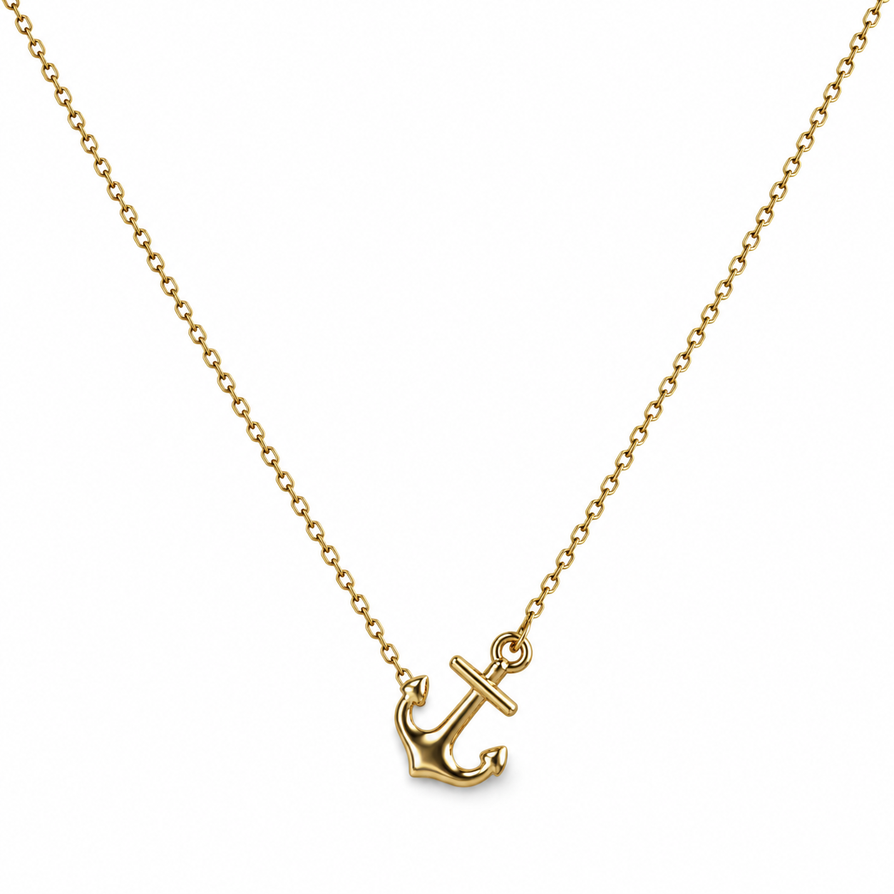 Nautical Anchor Necklace – S925 Sterling Silver