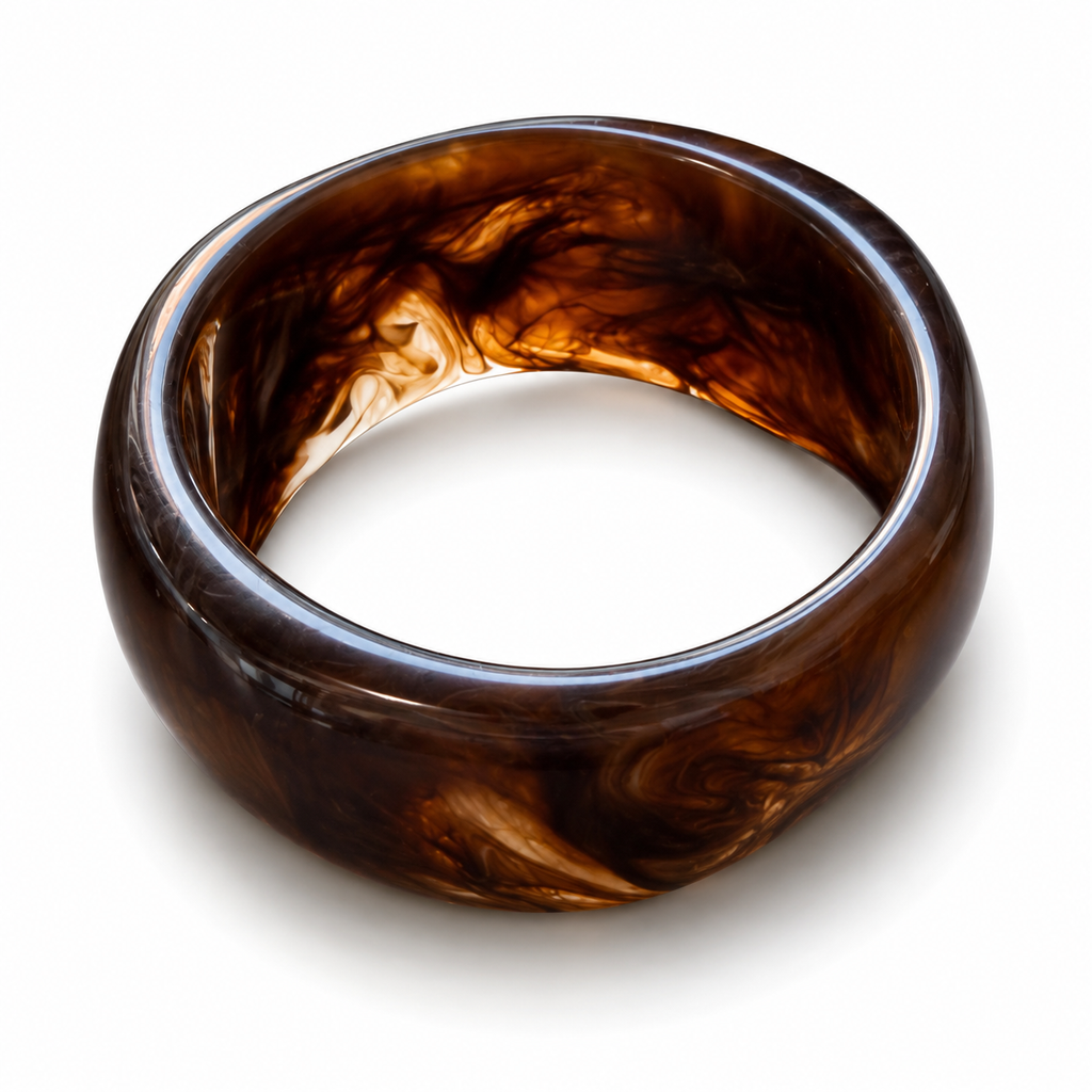 Amber Glow Resin Bangle Bracelet Pick Any 3 For $25