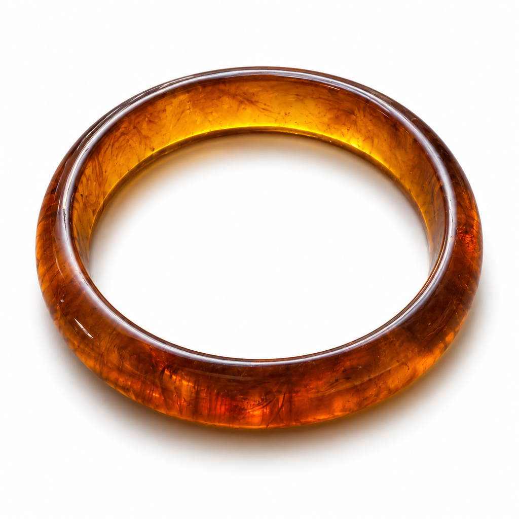 Amber Glow Resin Bangle Bracelet Pick Any 3 For $25