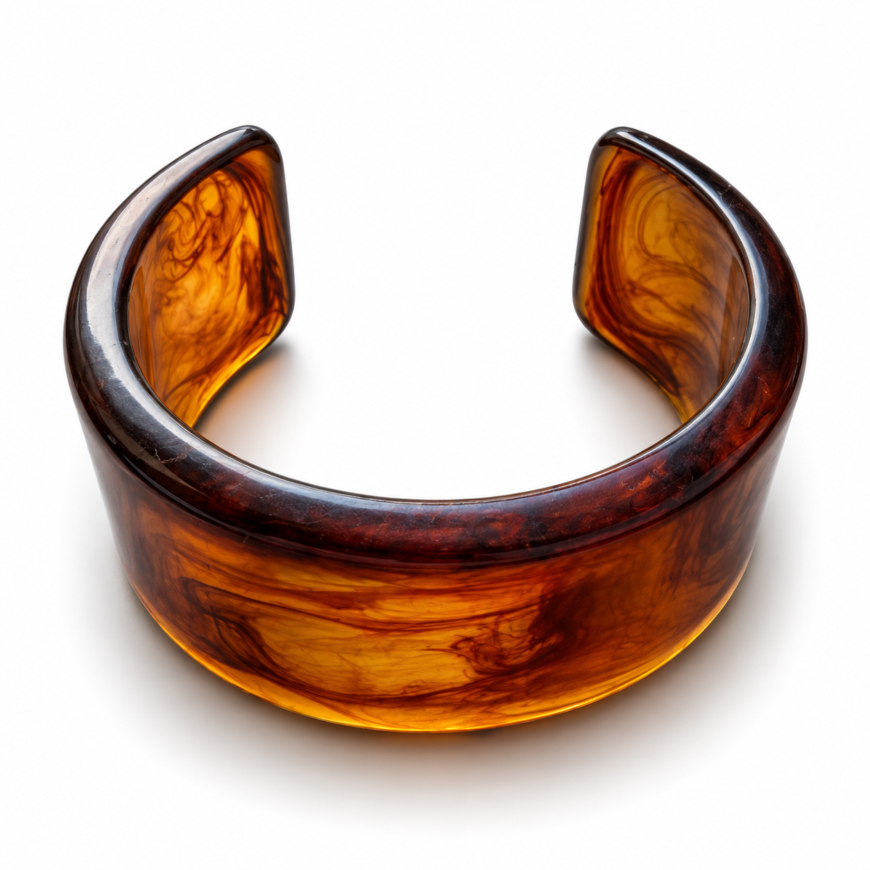 Amber Glow Resin Bangle Bracelet Pick Any 3 For $25