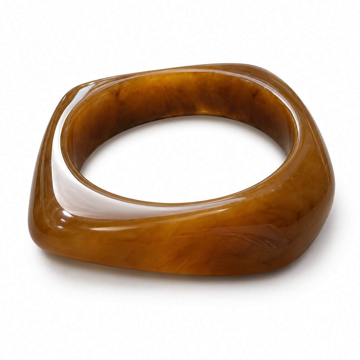 Amber Glow Resin Bangle Bracelet Pick Any 3 For $25