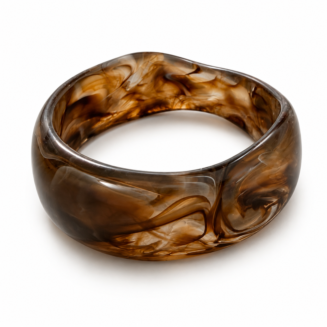 Amber Glow Resin Bangle Bracelet Pick Any 3 For $25