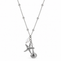 Seaside Treasure Charm Necklace – Stainless Steel
