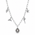 Ocean Breeze Charm Necklace – Stainless Steel