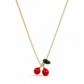 Cherry Bliss Pendant Necklace – Stainless Steel