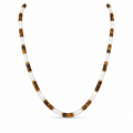Golden Shell Pearl Beaded Necklace