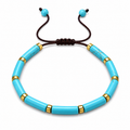 Natural Stone Adjustable Beaded Bracelet
