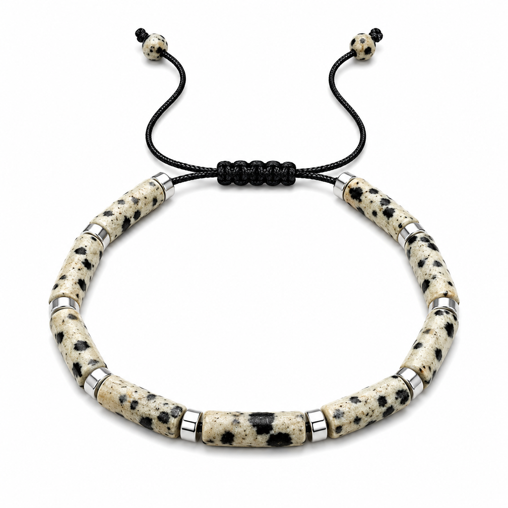 Natural Stone Adjustable Beaded Bracelet