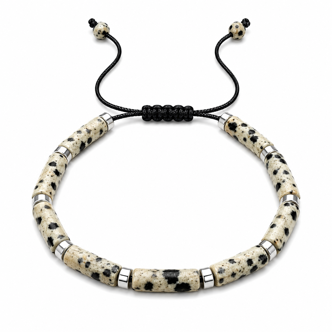 Natural Stone Adjustable Beaded Bracelet