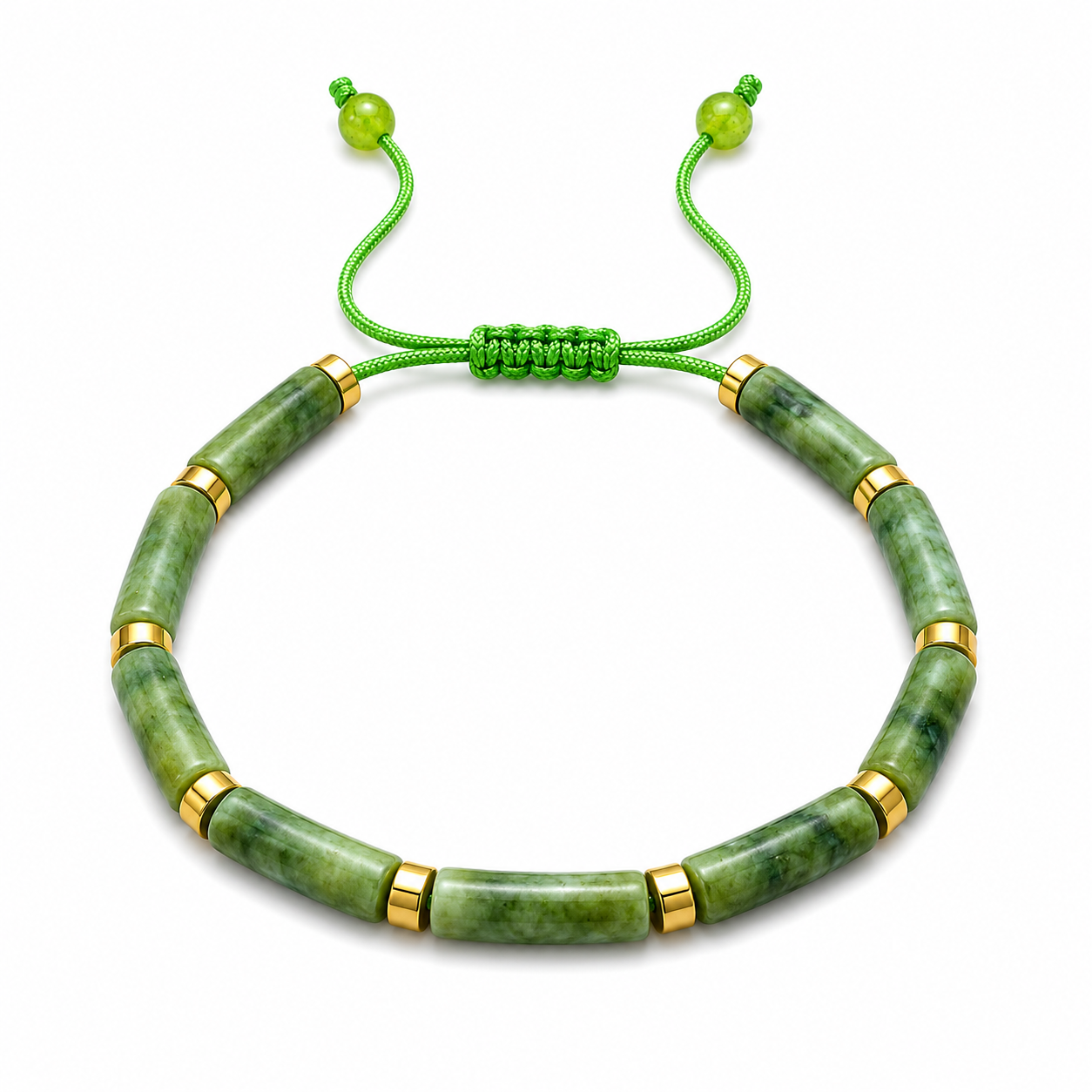 Natural Stone Adjustable Beaded Bracelet
