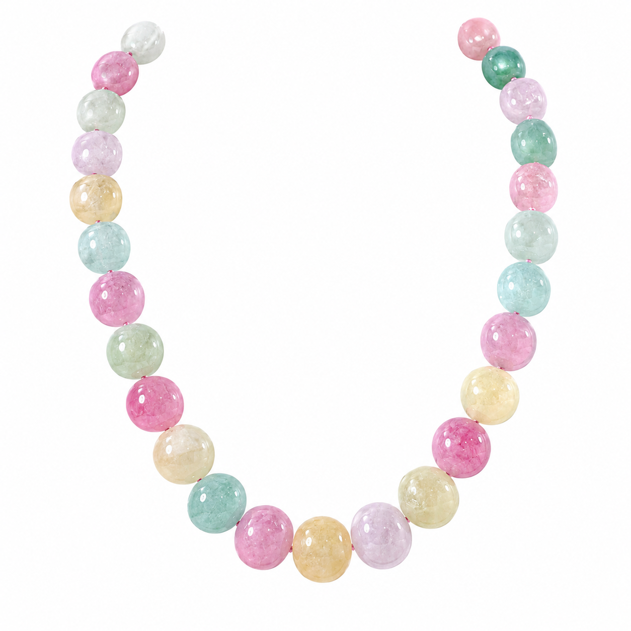 Pastel Beaded Necklace