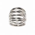 Layered Band Statement Ring - Brass
