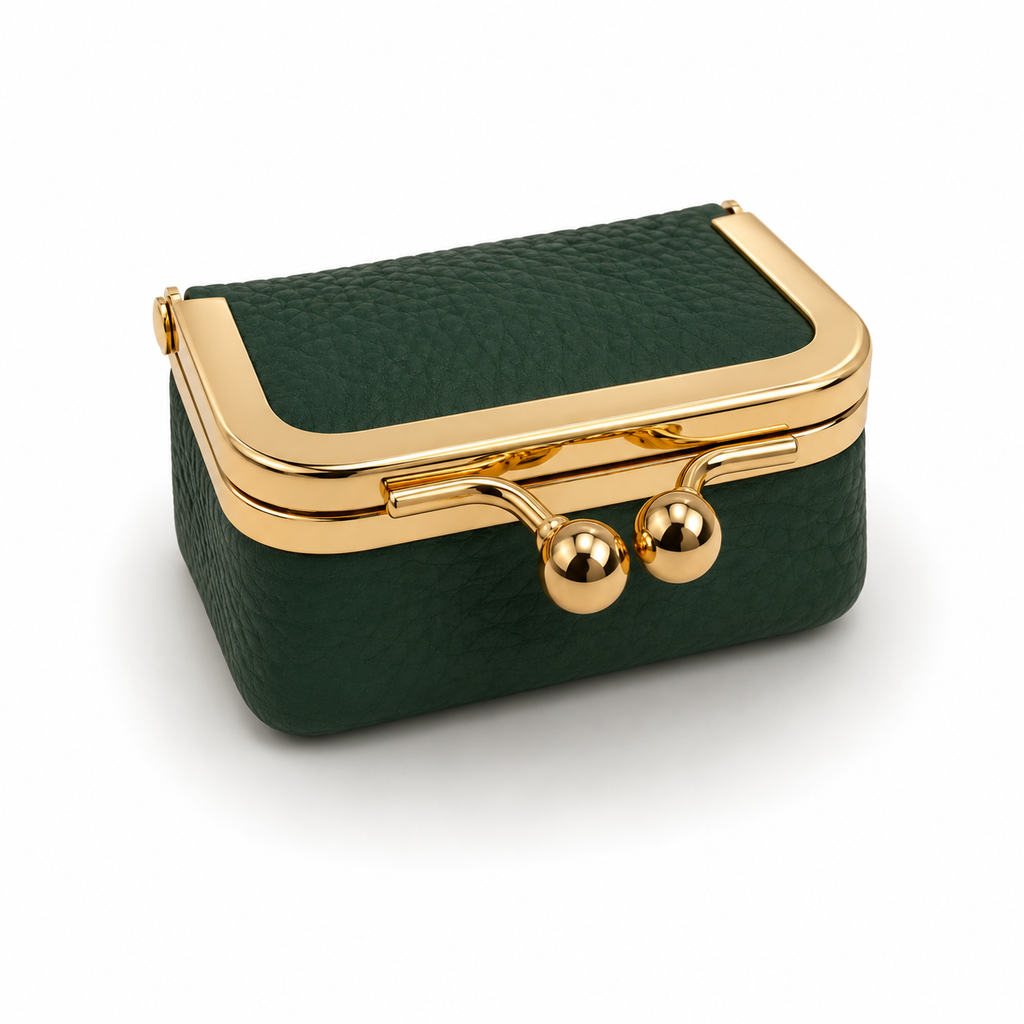 Mini Leather Travel Jewelry Box
