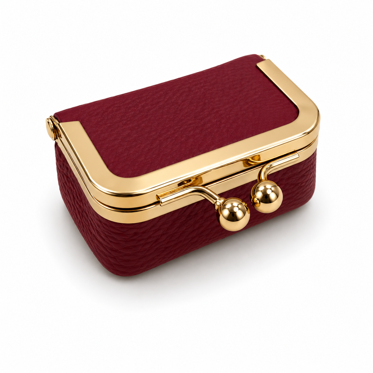 Mini Leather Travel Jewelry Box