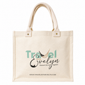 TRAVEL WITH EVELYN SIGNATURE TOTE BAG