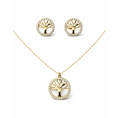 TREE OF LIFE NECKLACE AND EARRINGS SET