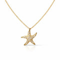 RHINESTONE SEA STAR NECKLACE